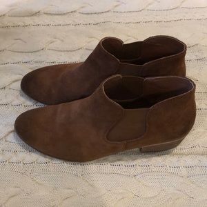 BP Brown Leather Ankle Boots